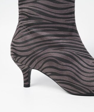 BONTRE 【MIONOTIS/ミオノティス】ポインテッドストレッチブーツ/581B ゼブラ