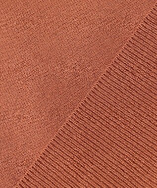 J.PRESS LADIES 【洗える】PRINCE Vネック ニット オレンジ系