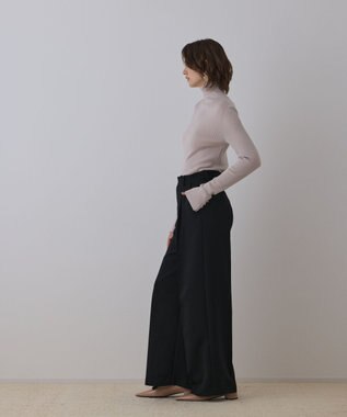 GRACE CONTINENTAL ウールハイゲージニットトップ ベージュ