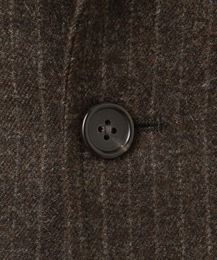 J.PRESS MEN 【MAGIC CUBA BEACH】フランネルストライプ スーツ ダークブラウン系1