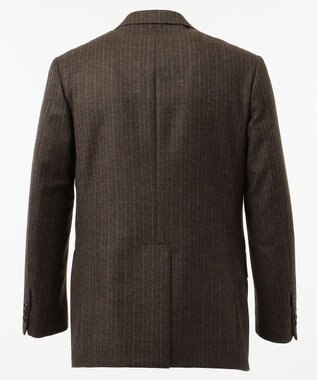 J.PRESS MEN 【MAGIC CUBA BEACH】フランネルストライプ スーツ ダークブラウン系1