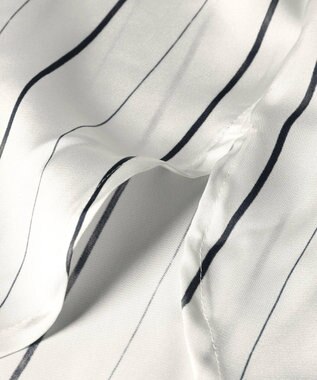 Paul Smith サテンストライプ ブラウス ホワイト