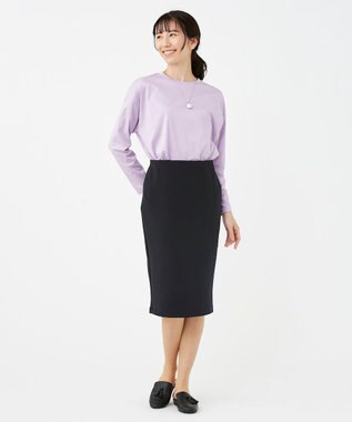 KASHIYAMA 【抗菌消臭】クレンゼ ロングスリーブTeeシャツ ラベンダー