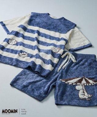 une nana cool 【ムーミン】MOOMIN × une nana ccol　プルオーバー&ハーフパンツセット KO