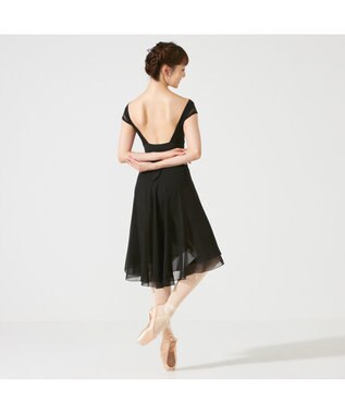 Chacott 【AKANE TAKADA】フレンチスリーブレオタード ブラック