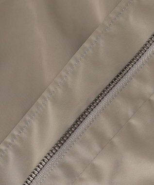 ICB 【洗える】グランウォームソフトサテン ミリタリーベスト フォーン系