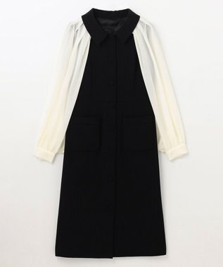 GRACE CONTINENTAL シアスリーブレイヤードレス