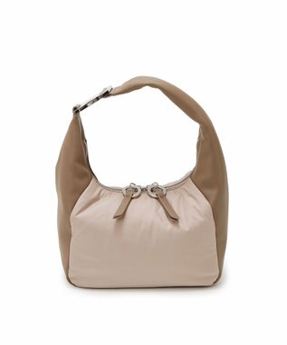 TOPKAPI 【TREASURE TOPKAPI】スムースレザー コンビ 2way ショルダー バッグ グレージュ