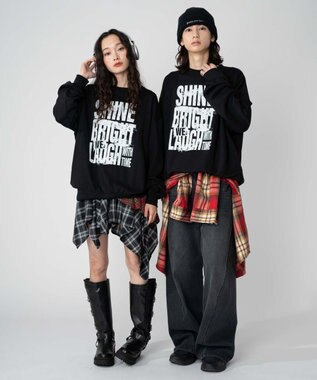WEGO 【2025年秋冬新作/SMLXLサイズ展開/ユニセックス着用ITEM】アソートグラフィックプルオーバー2 柄40