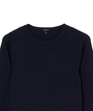 JOSEPH 【WEB&OUTLET限定・洗える】ストレッチシルク　ラウンドネックニット Navy