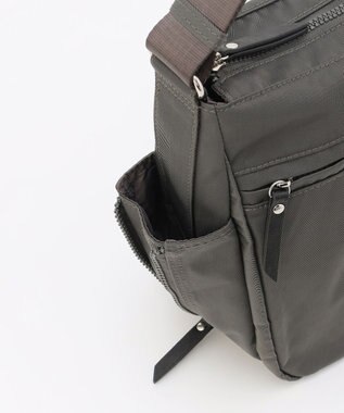 LA BAGAGERIE 【MONICA】サイドジップショルダーバッグ ダークグレー