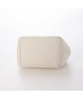 UNBILLION カシュカシュ cachecache / 2wayパールハンドル付きがま口パーティバッグ ホワイト