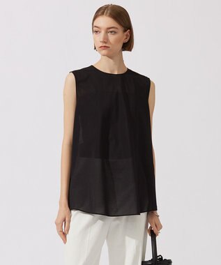 ICB 【洗える・接触冷感・UVケア】３WAYセットブラウス ブラック系