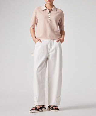 Paul Smith ラッキーチャームボタン ニットポロシャツ エクリュ