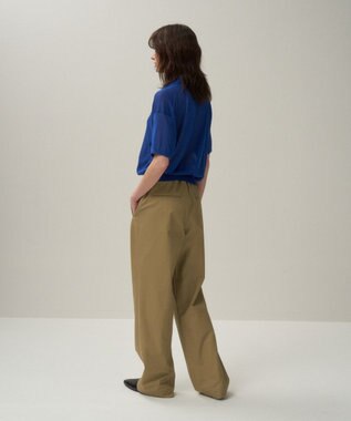 ATON COMPACT COTTON | スキッパーポロセーター BLUE