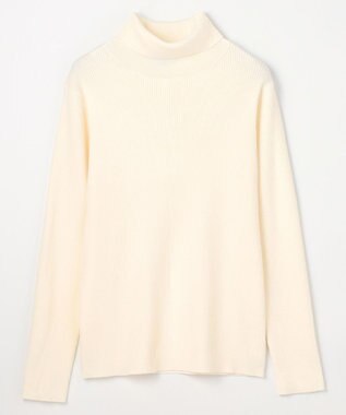 ANY 【洗濯機可】ウォームニットリブタートルネック オフ