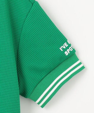 PW CIRCULUS 【WOMEN】ワッフルポロ ゴルフウェア レディース グリーン系