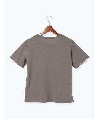 Te chichi クルーネックTシャツ チャコールグレー