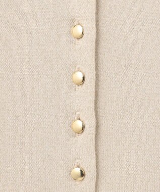 23区 L 【APPLAUDIR】コンパクト ラメカーディガン ベージュ系