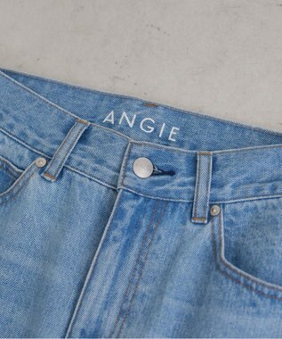 WEGO 【ANGIE VINTAGE/SMLサイズ展開】ストレートデニムパンツ ブルー