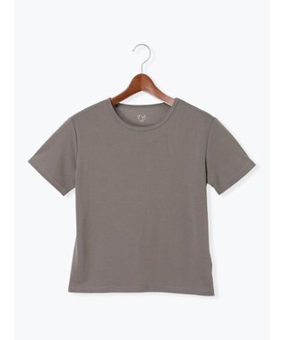 Te chichi クルーネックTシャツ チャコールグレー