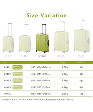 ACE BAGS & LUGGAGE Proteca コーリー2  68L 01483 プロテカ 日本製 ライムグリーン