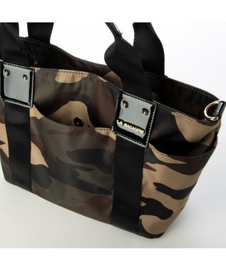 LA BAGAGERIE 【インクジェットプリント】2WAYトート カモフラージュ
