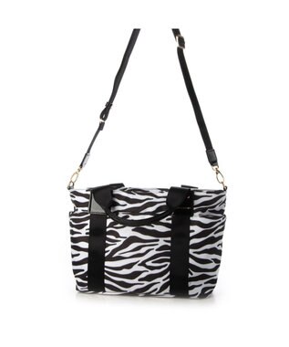 LA BAGAGERIE 【インクジェットプリント】2WAYトート ゼブラ