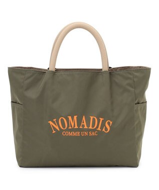 23区 NOMADIS SAC2 WIDE 16mm リバーシブルトートバッグ カーキ系