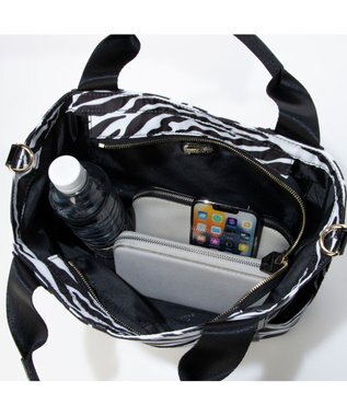 LA BAGAGERIE 【インクジェットプリント】2WAYトート ゼブラ