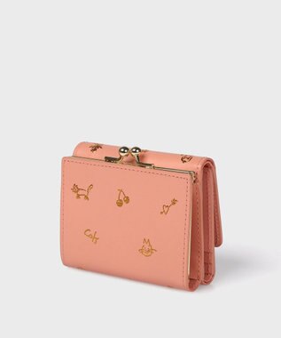 Paul Smith カラードゥードゥル ３つ折りがま口財布 ピンク