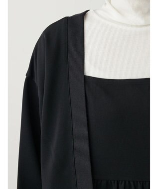 Green Parks ＳＥＴ２点　カーディガン＋ワンピース Black