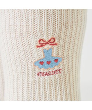 Chacott キッズ レッグウォーマー オフホワイト