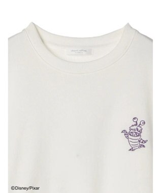 Green Parks モンスターズ・インク／ワンポイント裏毛スウェット Purple