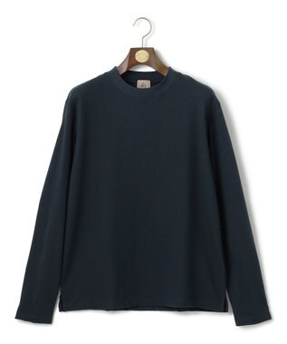 J.PRESS MEN 【ビジネス対応】【J.PRESS PREMIUM JERSEY】無地 ロングスリーブTシャツ ネイビー系