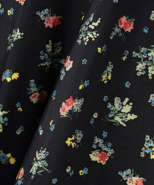 組曲 S 【先行予約】クラッシックフラワープリント フレアスカート ブラック系5