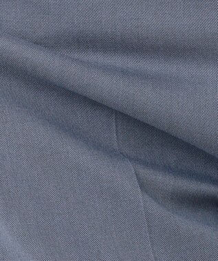 J.PRESS LADIES S 【シワになりにくい】コットンフィッティーシャーク テーパードパンツ ダルブルー系