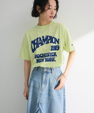 Green Parks ■Ｃｈａｍｐｉｏｎ　ロゴＴＥＥ Lime Green