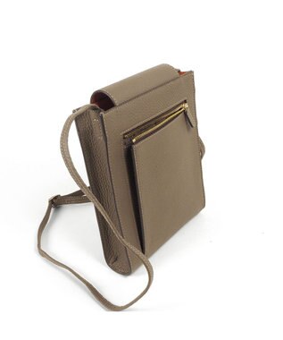 PELLE BORSA 縦ポシェット Reinette レネット 4740 トープ