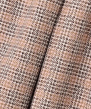 ANY KIDS リボンプリーツスカパン ブラウン×チェック