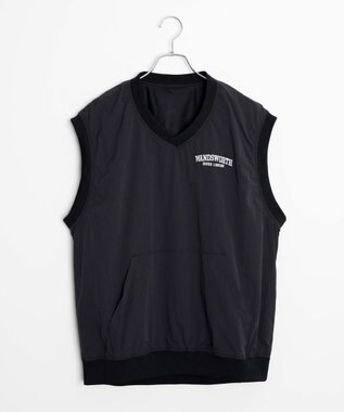 WEGO ナイロンVネックベスト ブラック