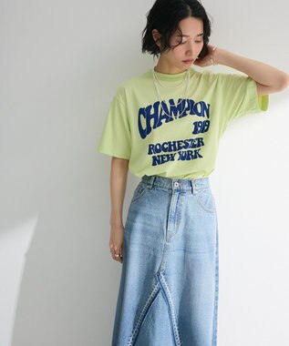 Green Parks ■Ｃｈａｍｐｉｏｎ　ロゴＴＥＥ Lime Green