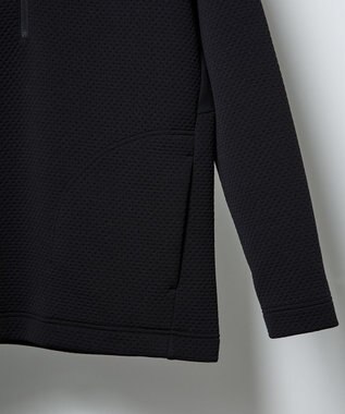 JOSEPH ABBOUD MOUNTAIN 【雑誌掲載/吸湿発熱/保温】 ミズノコラボ BREATH-THERMOハーフZIPプルオーバー ブラック系