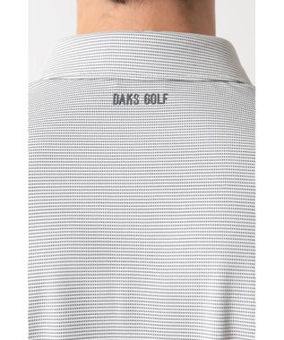 DAKS DAKS GOLF ツートン冷感半袖ポロシャツ グレー