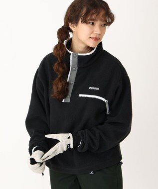 Columbia Columbia/ ウィメンズヘルベチアII クロップドハーフスナップフリース /コロンビア