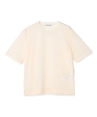 BEIGE， SELEN / リブコンビ シアーTシャツ Ecru