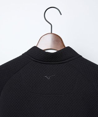 JOSEPH ABBOUD MOUNTAIN 【雑誌掲載/吸湿発熱/保温】 ミズノコラボ BREATH-THERMOハーフZIPプルオーバー ブラック系