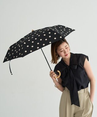 YECCA VECCA 【because】ドットトートバッグミニ Black