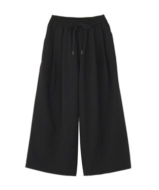 AMERICAN HOLIC 【マルチ機能】ドライタッチワイドパンツ Black