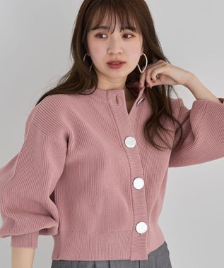 Green Parks ・ＡＮＤＳＥＡＲＣＨ　ニットカーディガン Pink